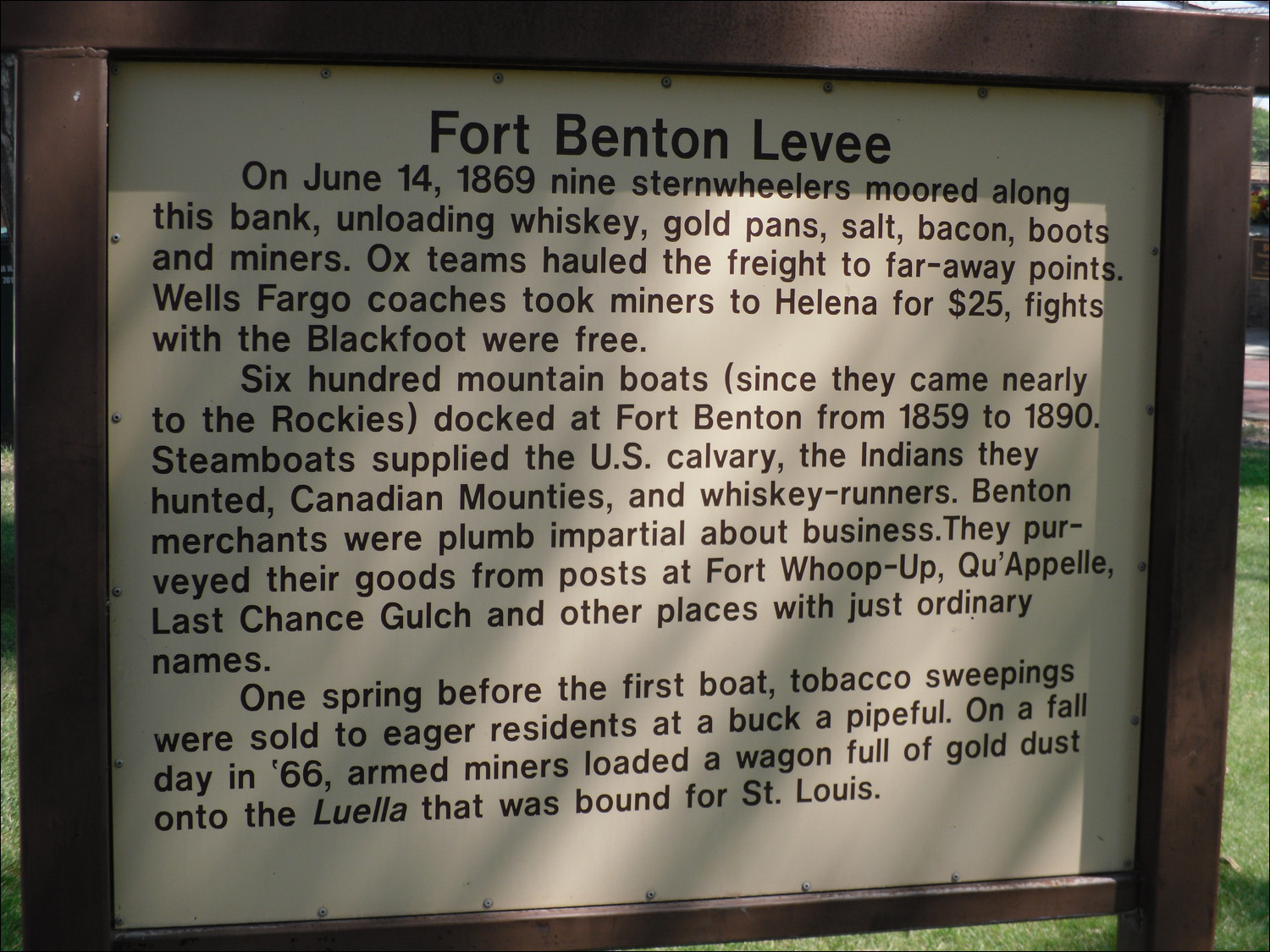 Fort Benton, MT-